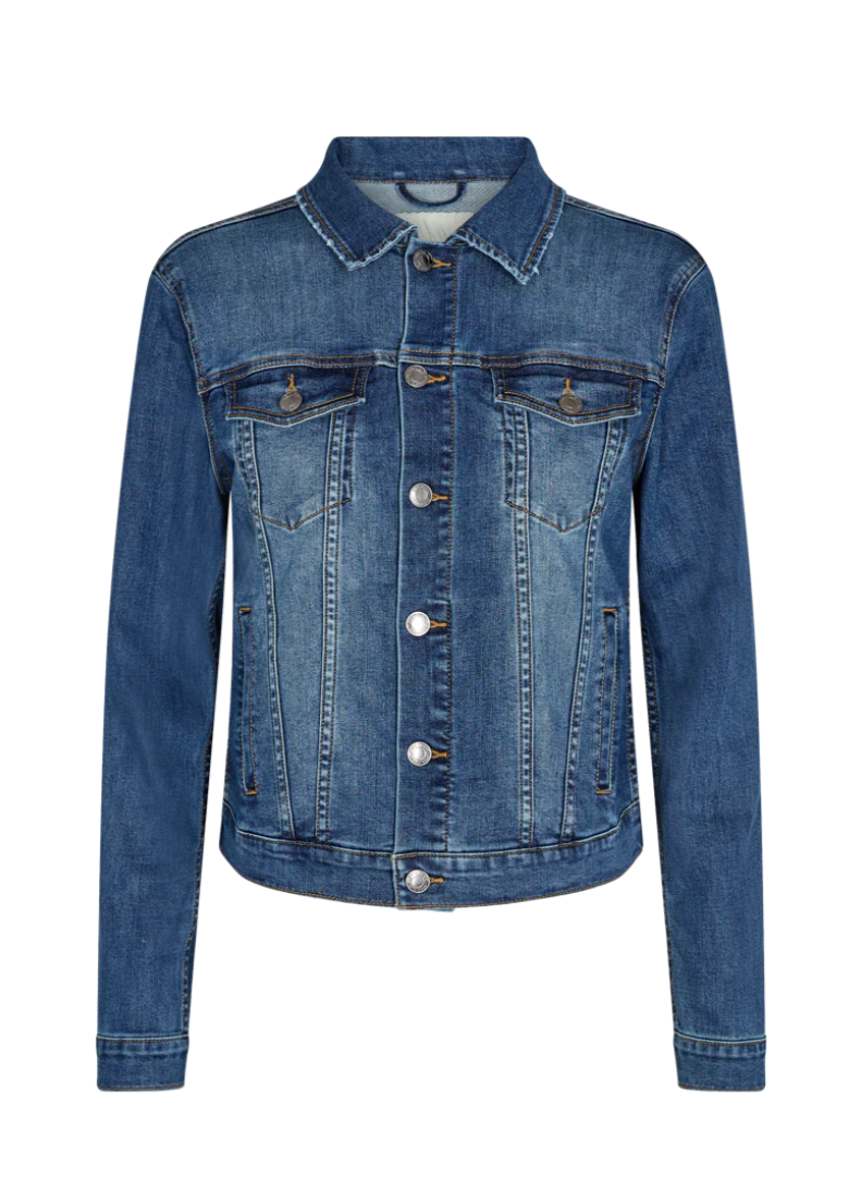 Tøff olajakke i denim
