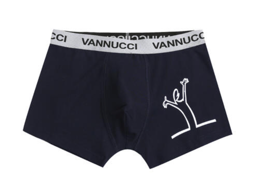 Mørkeblå boxer til herre