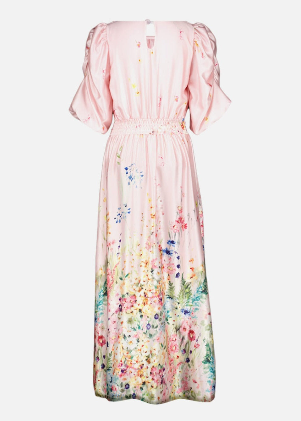 Abina albus satin dress
