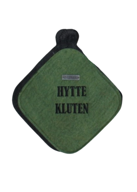 Hyttekluten grønn