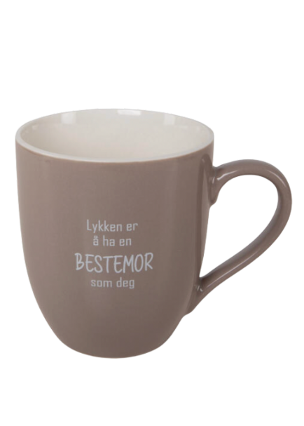Krus med tekst