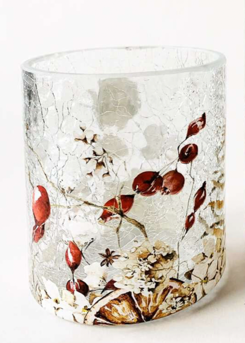 Lysglass krakelert natur