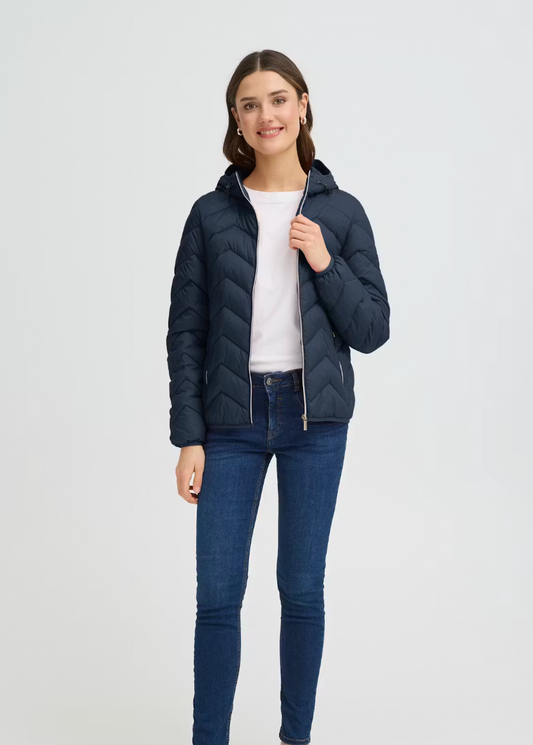 Navy ytterjakke