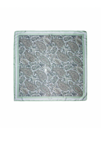 Skjerf paisley grønn
