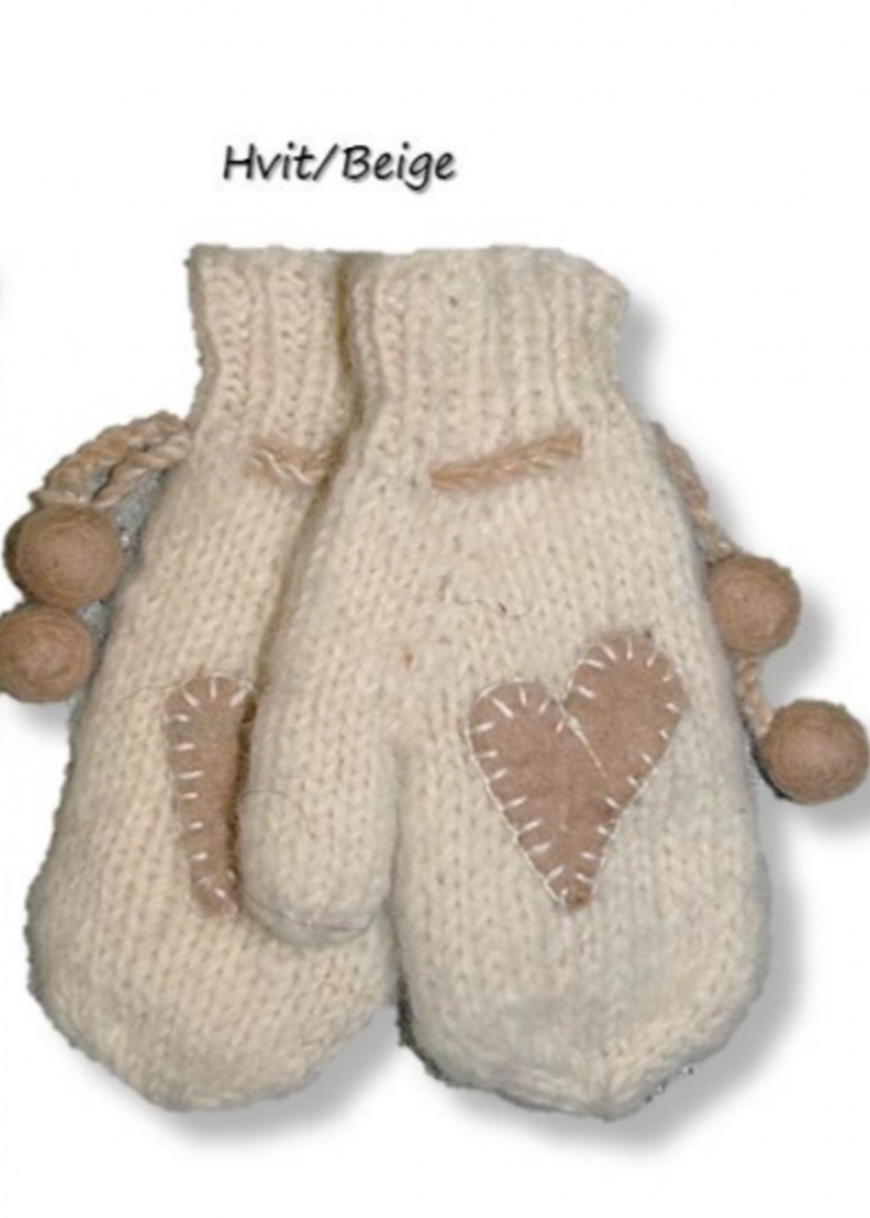 Barnevott beige hvit