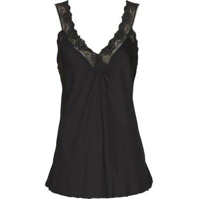 Singlet med blondekant