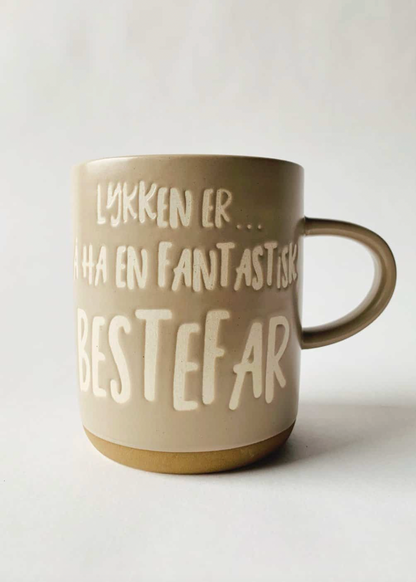 Krus med tekst