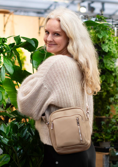 Perfekt citybag i beige