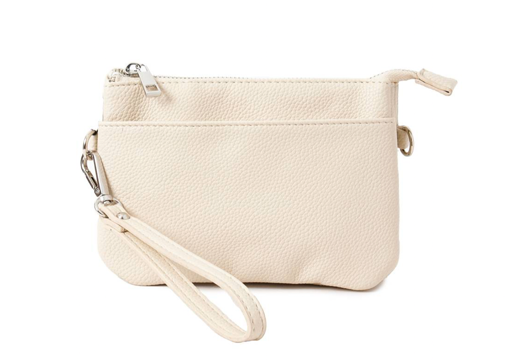 Lekker beige clutch