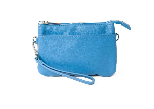 Clutch i en fresh blåfarge