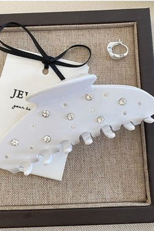 Hårklype med strass som glitrer