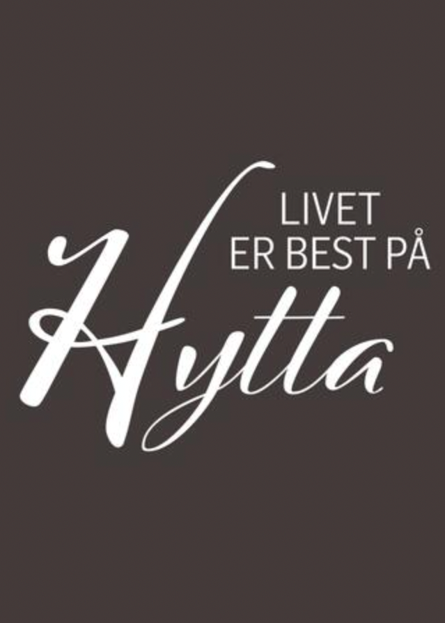Serviett med tekst