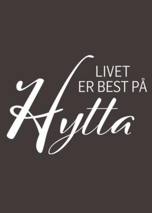 Serviett med tekst