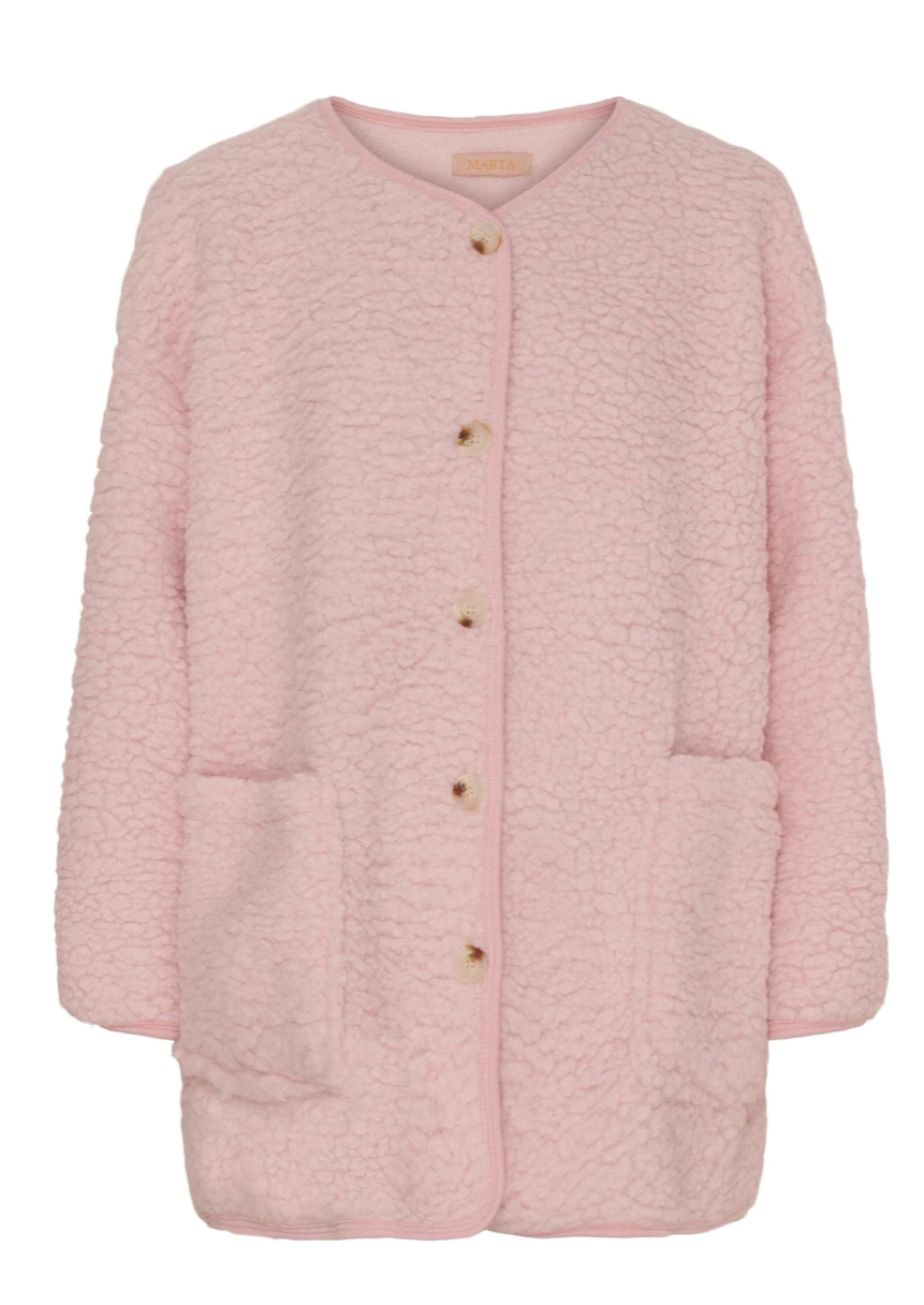Myk og fresh vårjakke i rosa