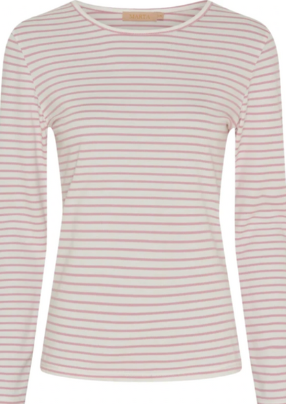 Stripete rosa longsleeve