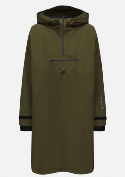Tøff regnponcho i grønn