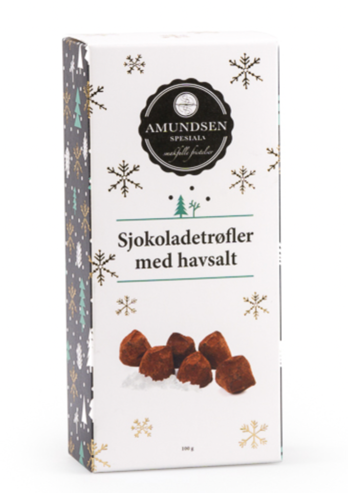 Sjokoladetrøfler med havsalt