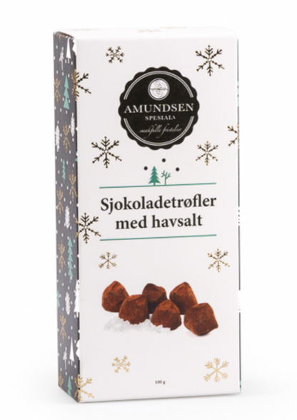Sjokoladetrøfler med havsalt