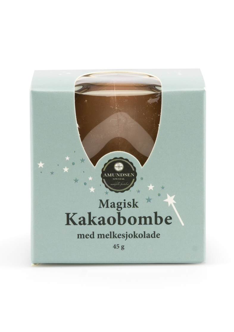 Kakaobombe med melkesjokolade