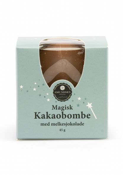 Kakaobombe med melkesjokolade
