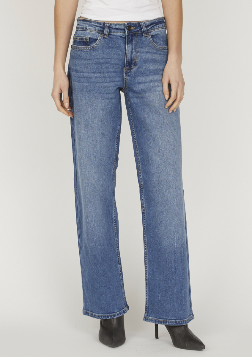 Tøffe straight jeans