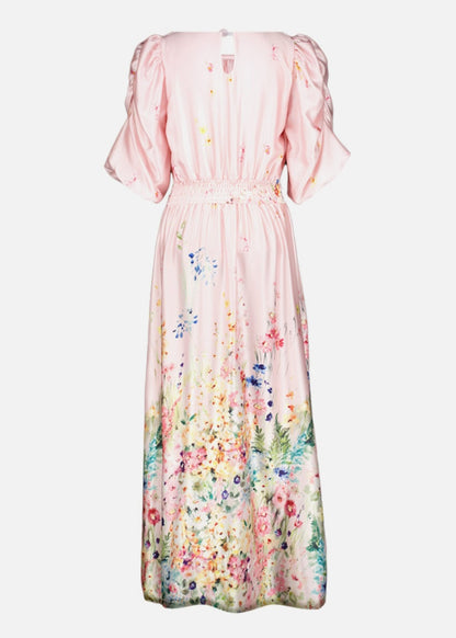 Abina albus satin dress
