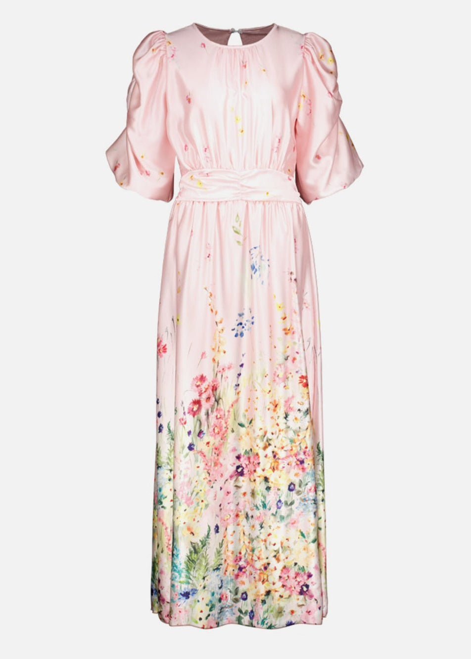 Abina albus satin dress