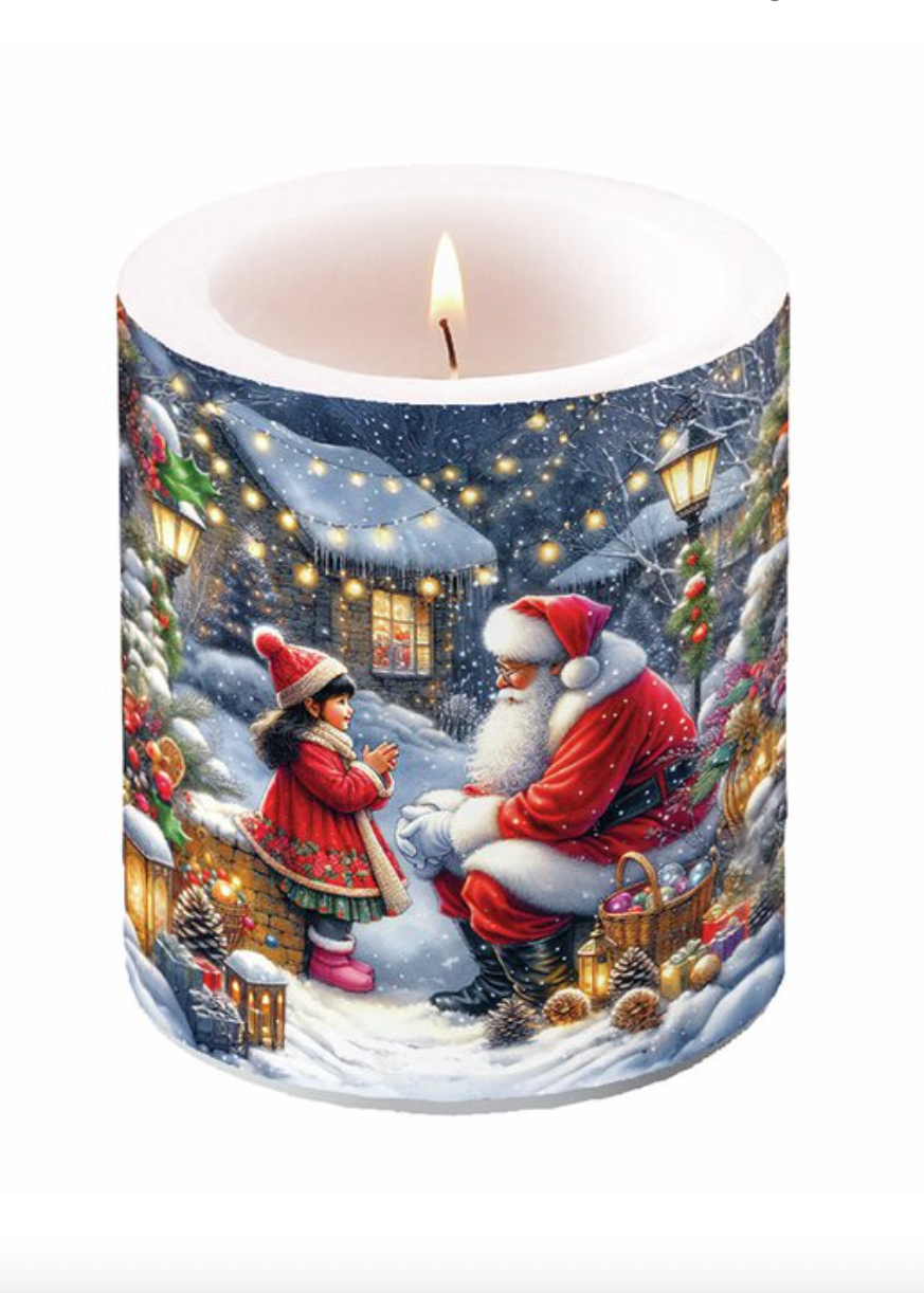 Lys med julemotiv