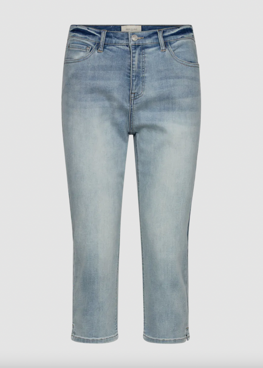 Capribukse i lys denim