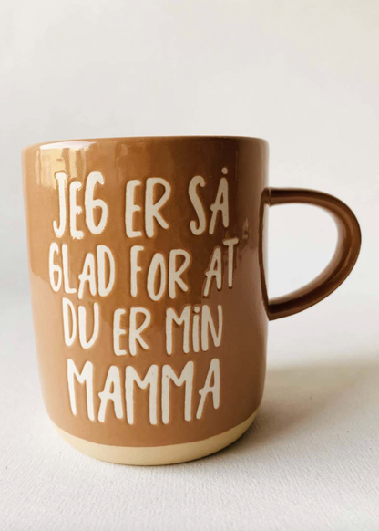 Krus med tekst