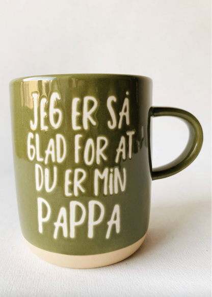 Krus med tekst