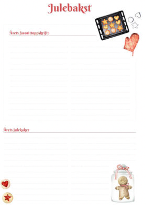 Julens minnebok
