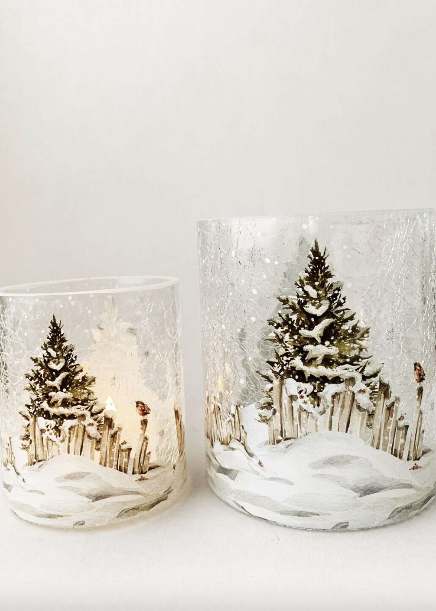Lysglass vinter