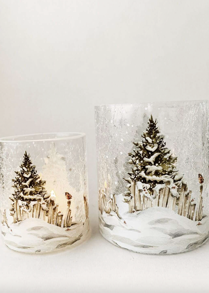 Lysglass vinter