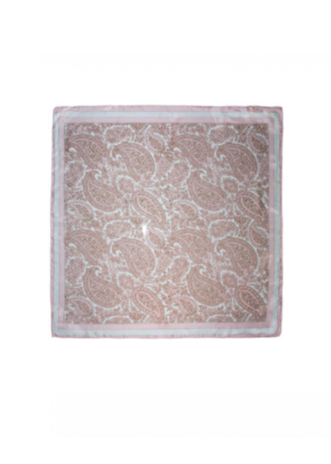 Skjerf paisley rosa