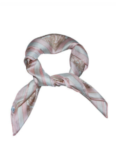 Skjerf paisley rosa