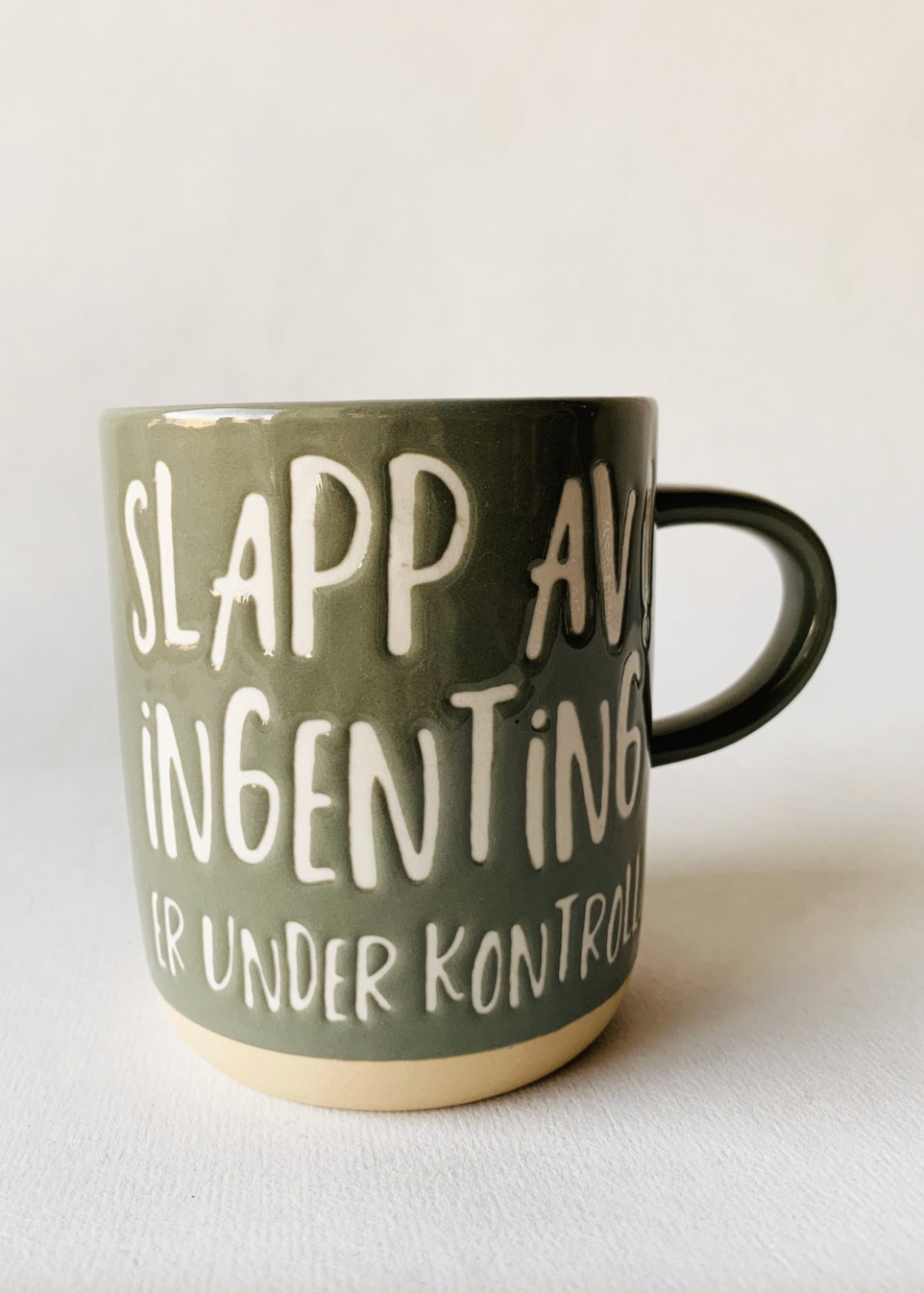 Krus med tekst
