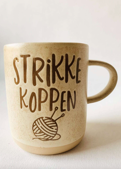 Krus med tekst