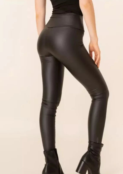 Vegan Leather Leggings
