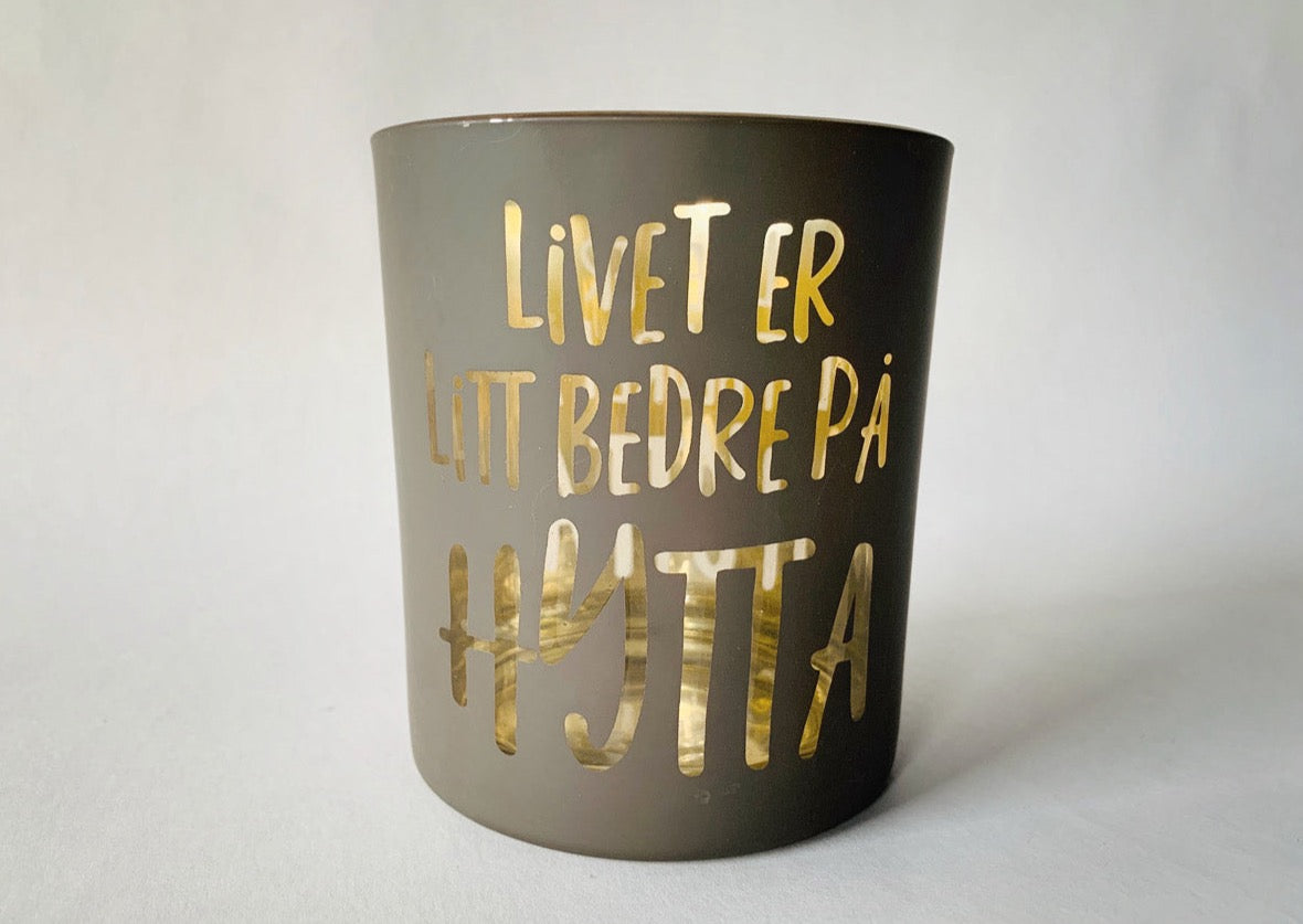 Livet er litt bedre på hytta