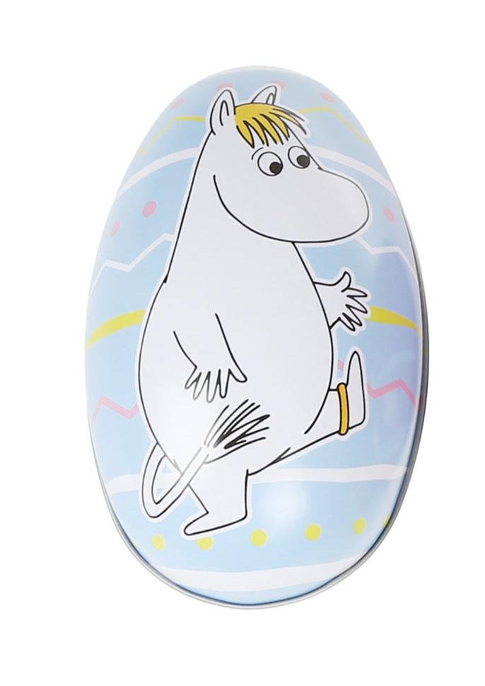 Lyseblått Påskeegg med Snorkfrøken motiv,
